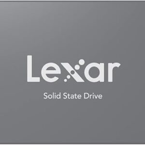 قرص صلب NS100 من ليكسار 2.5 بوصة ساتا 3 (6 جيجابايت/ثانية) وسيط تخزين ذو حالة ثابتة SSD 256 جيجابايت للاب توب والكمبيوتر، SSD
