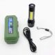 مصباح يدوي led سي او بي قابل لإعادة الشحن COB LED Flashlight Rechargeable Torch Zoom