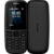Nokia 105 Dual Sim, 4MB 2G Phone, Black
